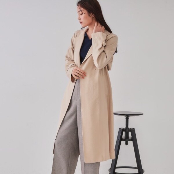 オペークドットクリップ（OPAQUE．CLIP）/《大人百花掲載》リラクシートレンチコート【洗える】