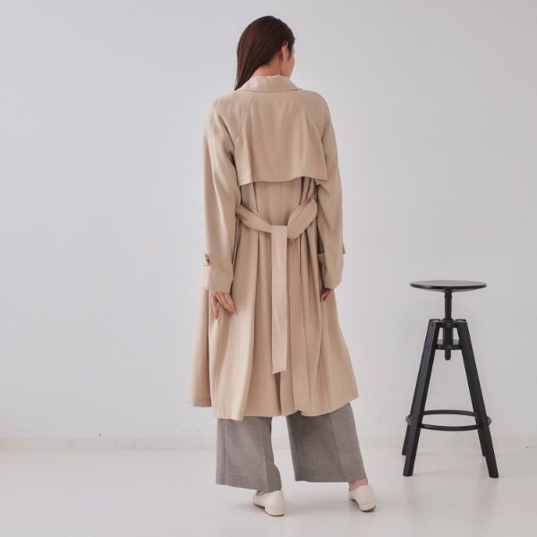 オペークドットクリップ（OPAQUE．CLIP）/《大人百花掲載》リラクシートレンチコート【洗える】