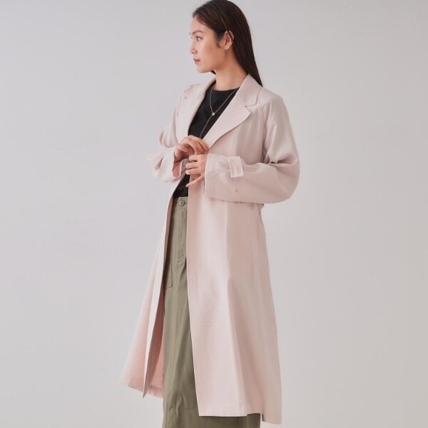 オペークドットクリップ（OPAQUE．CLIP）/《大人百花掲載》リラクシートレンチコート【洗える】
