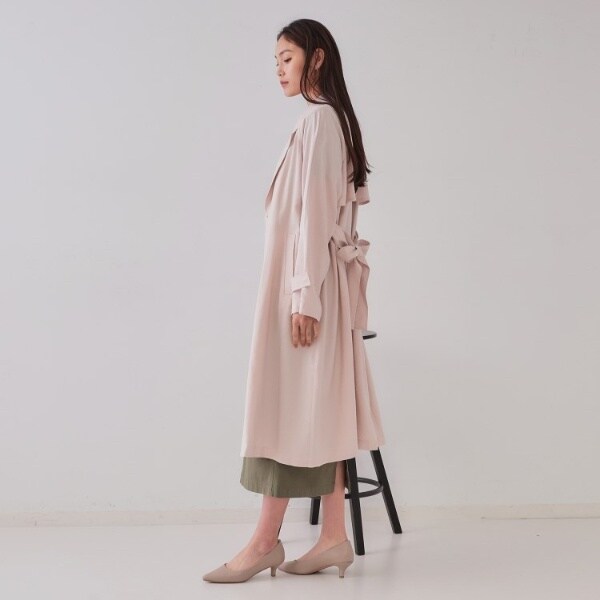 オペークドットクリップ（OPAQUE．CLIP）/《大人百花掲載》リラクシートレンチコート【洗える】