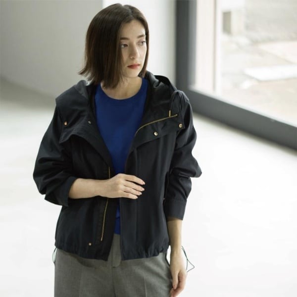 オペークドットクリップ（OPAQUE．CLIP）/《ツインセット》マウンテンパーカー×キルティングベストライナー【撥水洗濯機OK】