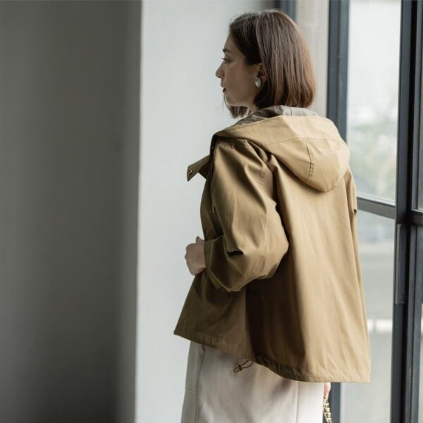 オペークドットクリップ（OPAQUE．CLIP）/《ツインセット》マウンテンパーカー×キルティングベストライナー【撥水洗濯機OK】