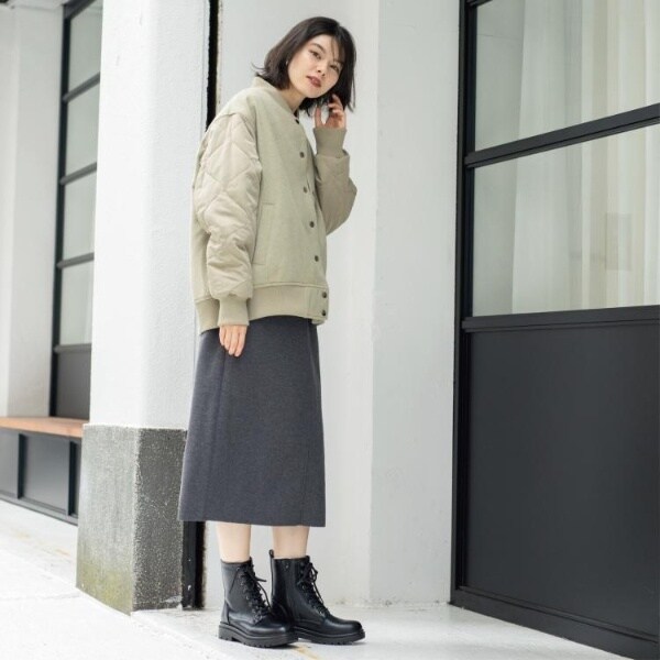 オペークドットクリップ（OPAQUE．CLIP）/《リバーシブル》キルティングブルゾン