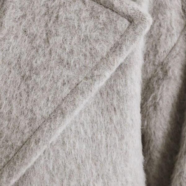 オペークドットクリップ（OPAQUE．CLIP）/【es】《Mapel／マペル》シャギーミドルコート