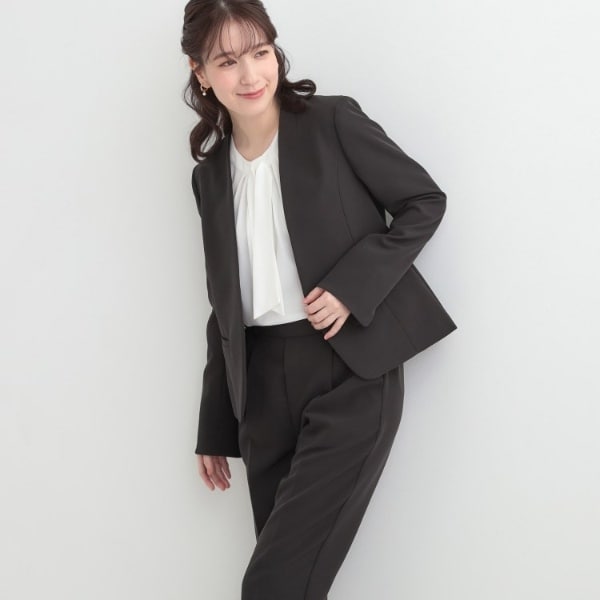 シューラルー（SHOOLARUE）/【3点スーツセット洗濯機可】時短で好印象 セットアップ+ブラウス