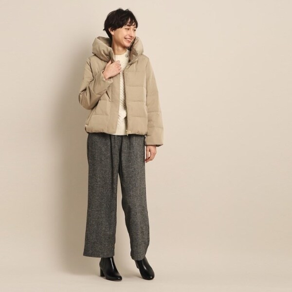 デッサン（Dessin）/ピーチスキンショート丈ダウンコート（XS〜L