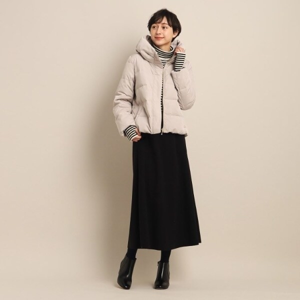 デッサン（Dessin）/ピーチスキンショート丈ダウンコート（XS〜L