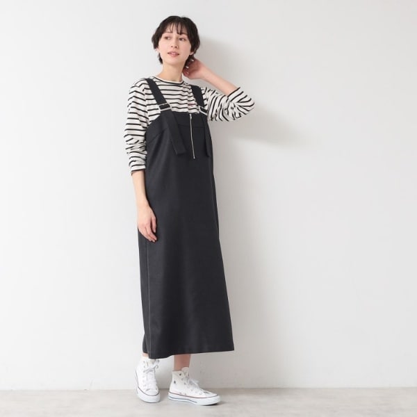 【NEW】デッサン（Dessin）/【洗える】フロントジップジャンパースカートの通販は 8,470円