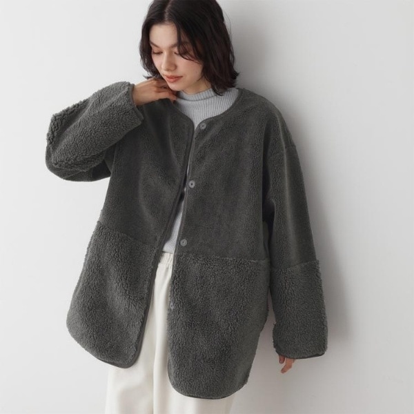 デッサン（Dessin）/【2WAY】フェイクムートンコート