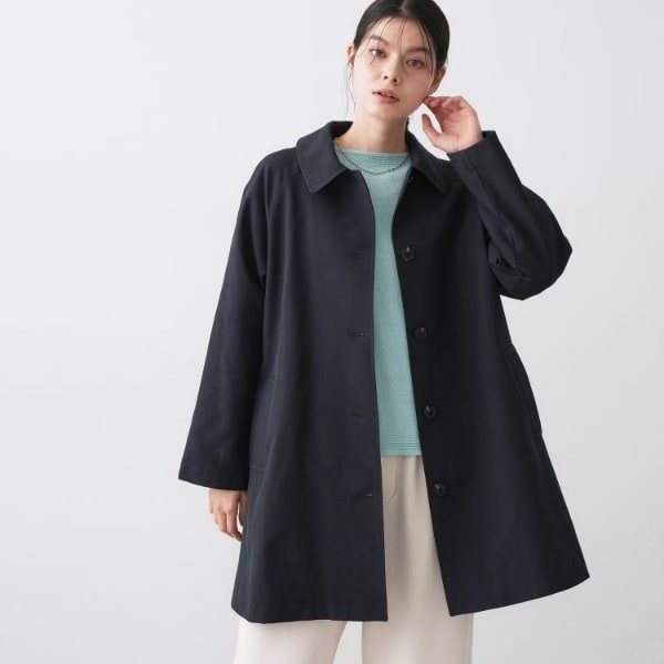 デッサン（Dessin）/【花粉ガード撥水加工洗える】ステンカラースプリングコート