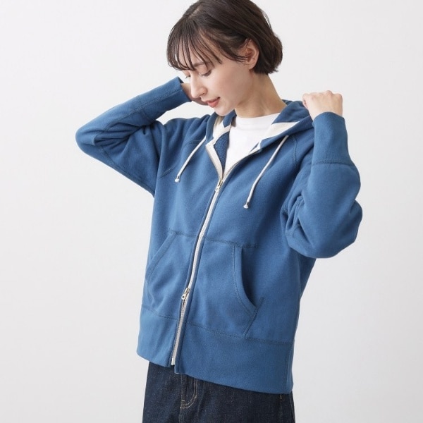 デッサン（Dessin）/【ユニセックス洗える】吊り裏毛フーデッドパーカー