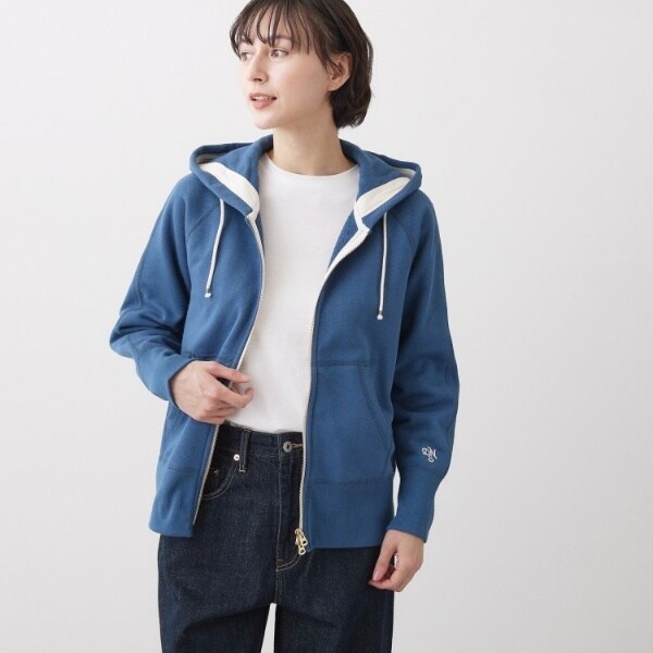 デッサン（Dessin）/【ユニセックス洗える】吊り裏毛フーデッドパーカー