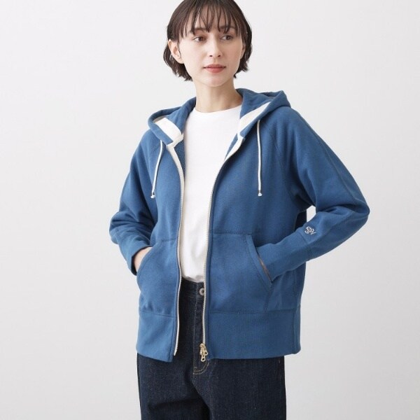 デッサン（Dessin）/【ユニセックス洗える】吊り裏毛フーデッドパーカー