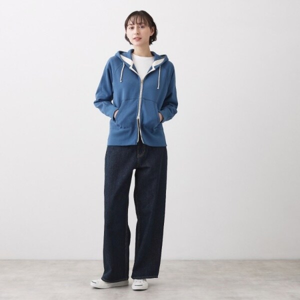 デッサン（Dessin）/【ユニセックス洗える】吊り裏毛フーデッドパーカー