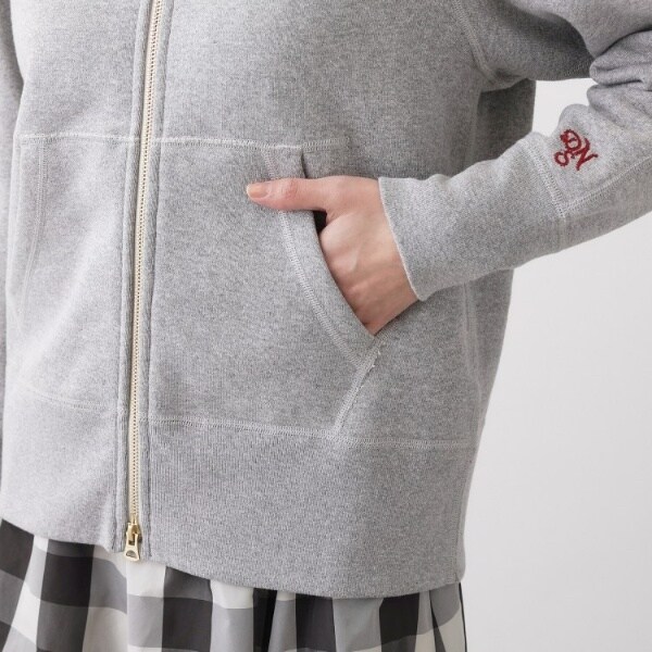 デッサン（Dessin）/【ユニセックス洗える】吊り裏毛フーデッドパーカー