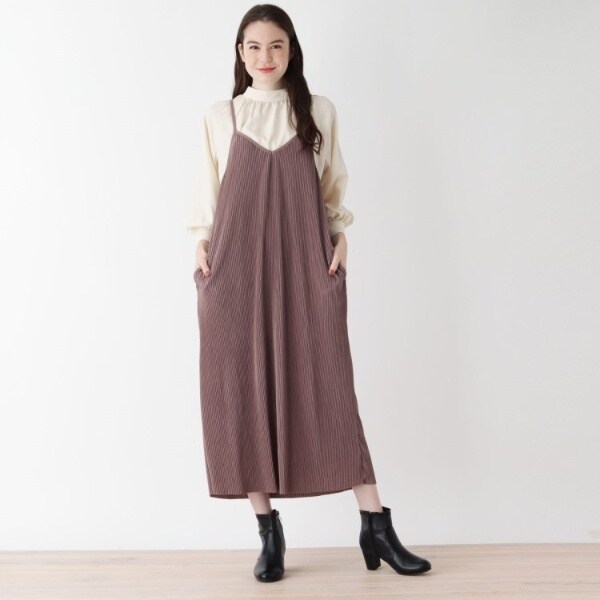 ピンクアドベ Web限定llサイズあり プリーツキャミワンピースの通販はau Pay マーケット Brand Square By Oioi ブランドスクエアbyマルイ