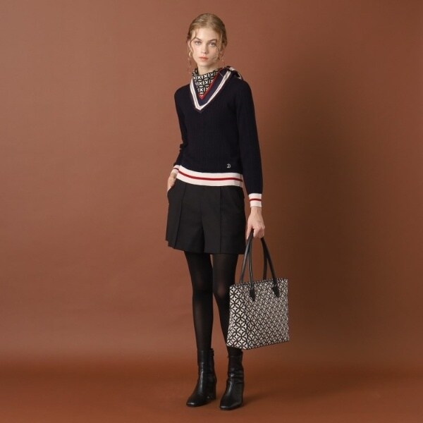 ドレステリア（DRESSTERIOR）/オーバーラップサークルシルクスカーフ