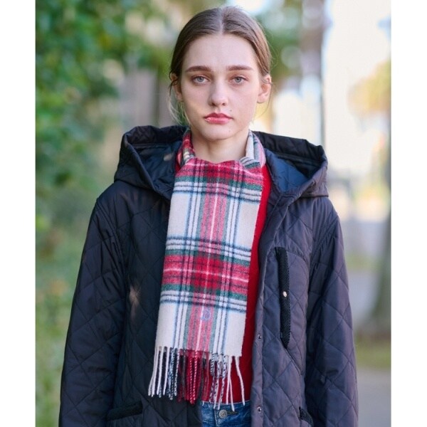 ドレステリア（DRESSTERIOR）/【Safari12月号掲載】カシミヤチェックマフラーの通販は 9,486円