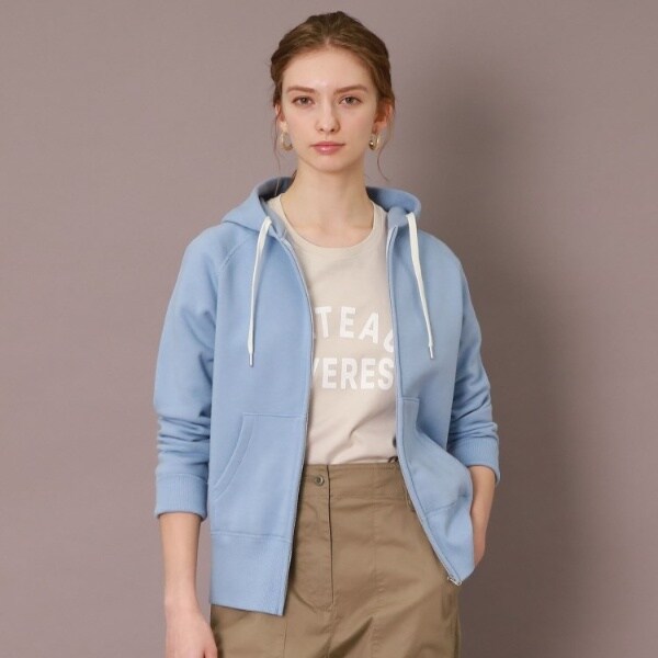 ドレステリア（DRESSTERIOR）/ライト裏毛ジップアップパーカーの通販は