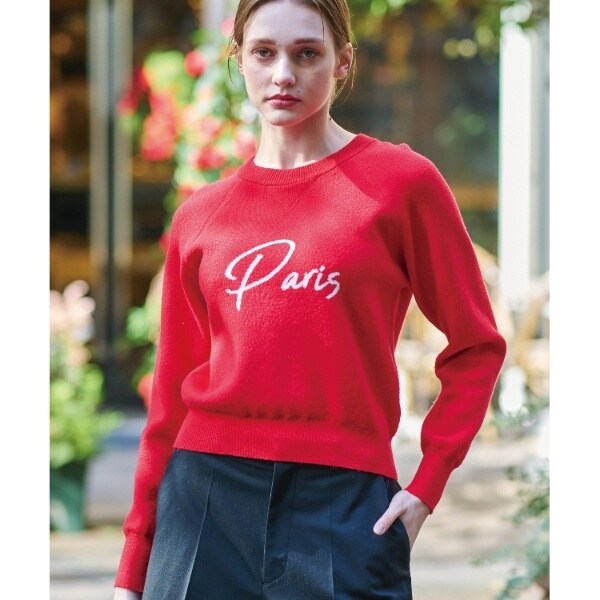 ドレステリア（DRESSTERIOR）/【大人百花冬号掲載　モデル美香さん着用】ダブルジャカードロゴニットプルオーバーの通販は 8,580円