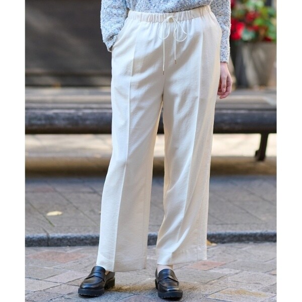 ドレステリア（DRESSTERIOR）/【リラックス大人カジュアル】サテンイージーパンツ