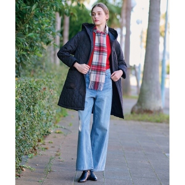 ドレステリア　ロングダッフルコート　ロングコート　ネイビー ドレステリア ロングダッフルコート ロングコート ネイビー