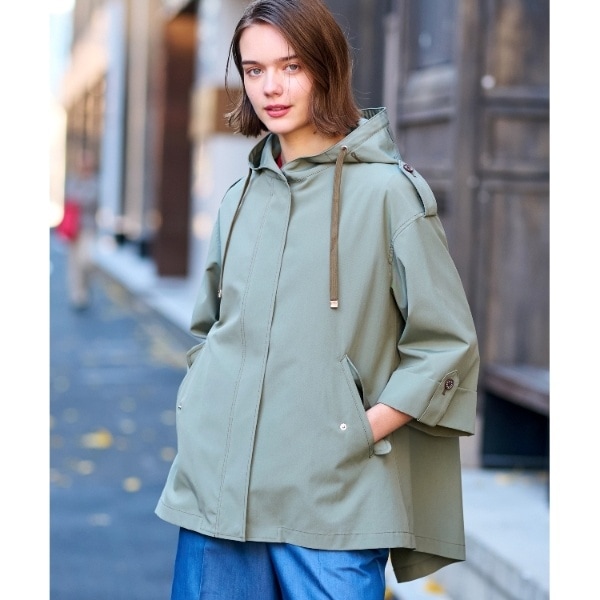 ドレステリア（DRESSTERIOR）/リサイクルナイロンAラインモッズコートの通販は 21,087円