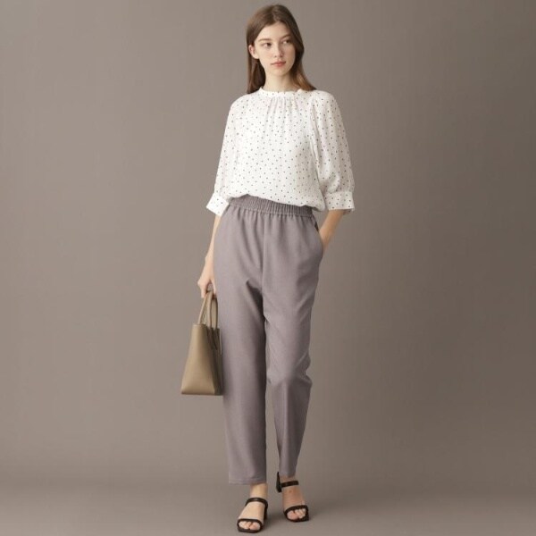 ドレステリア(DRESSTERIOR)/【機能的洗えるイージーケア】ウエストシャーリングパンツの通販は ドレステリア(DRESSTERIOR)/【機能的洗えるイージーケア】ウエストシャーリングパンツの通販は