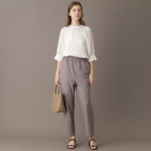 ドレステリア(DRESSTERIOR)/【機能的洗えるイージーケア】ウエストシャーリングパンツの通販は ドレステリア(DRESSTERIOR)/【機能的洗えるイージーケア】ウエストシャーリングパンツの通販は