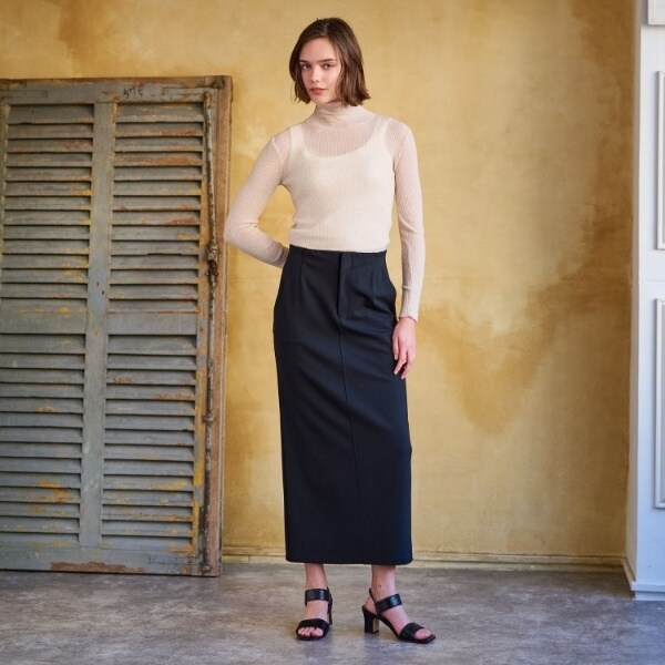 ドレステリア（DRESSTERIOR）/【大人百花春号掲載　モデル美香さん着用】ストレッチポンチタイトスカート