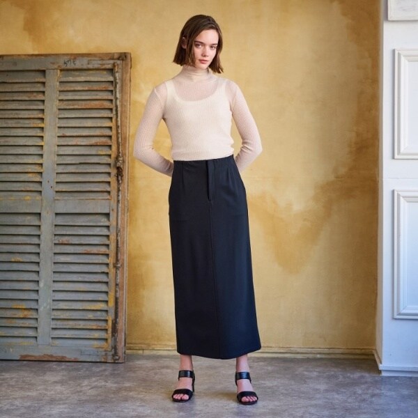 ドレステリア（DRESSTERIOR）/【大人百花春号掲載　モデル美香さん着用】ストレッチポンチタイトスカート