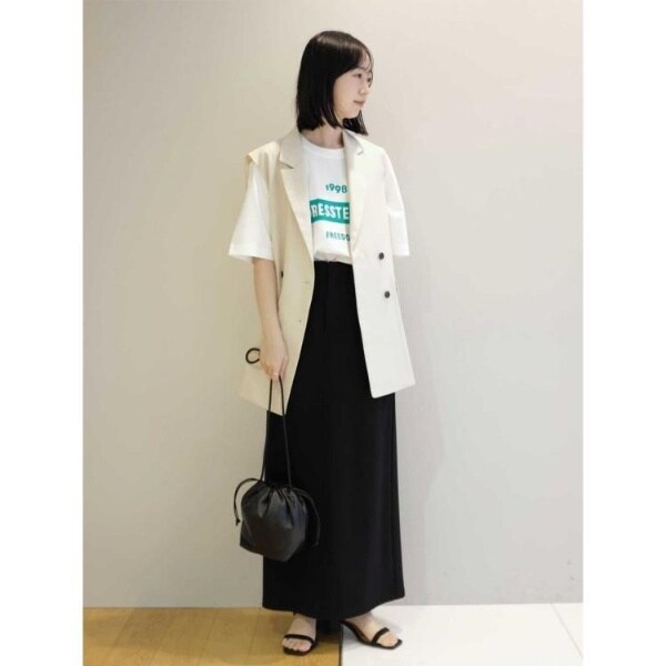 ドレステリア（DRESSTERIOR）/【大人百花春号掲載　モデル美香さん着用】ストレッチポンチタイトスカート