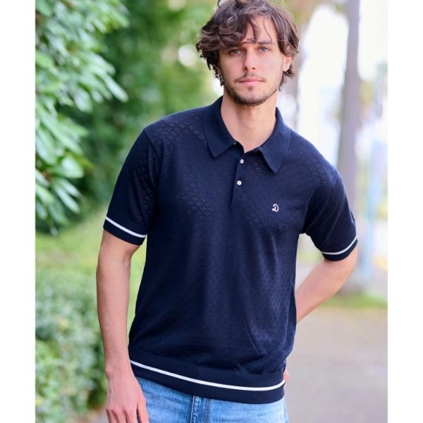 ドレステリア（DRESSTERIOR）/レースジャカード ニットポロ