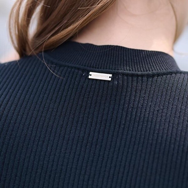 ドレステリア（DRESSTERIOR）/【洗える】リブニットフレアドレス