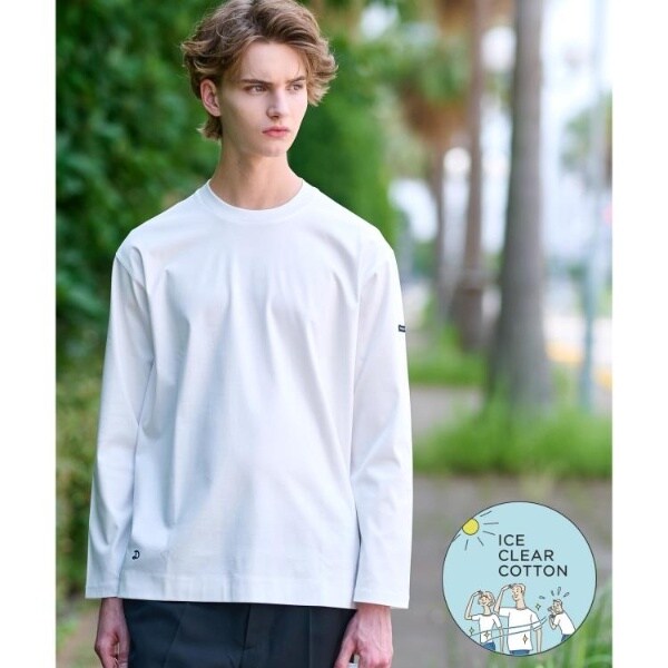 ドレステリア（DRESSTERIOR）/【接触冷感抗菌防臭消臭】ICE CLEAR COTTON クルーネックロンT