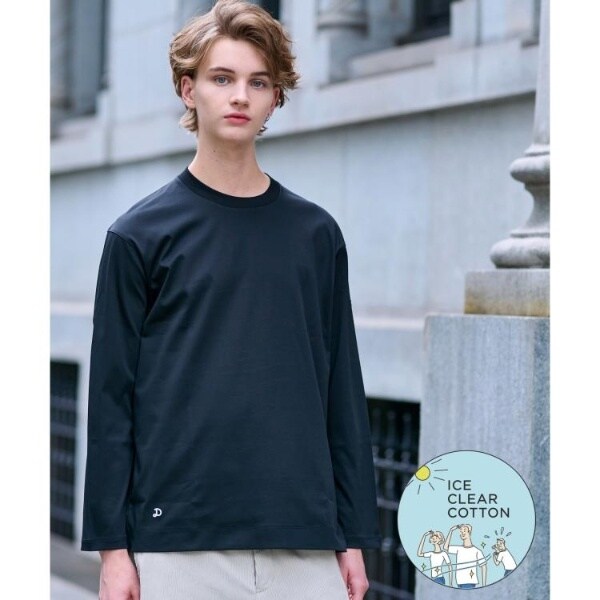 ドレステリア（DRESSTERIOR）/【接触冷感抗菌防臭消臭】ICE CLEAR COTTON クルーネックロンT