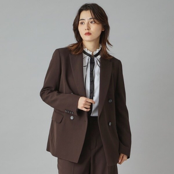ドレステリア（DRESSTERIOR）/【セットアップ可オンオフ】ウールビスコースカルゼジャケット_6