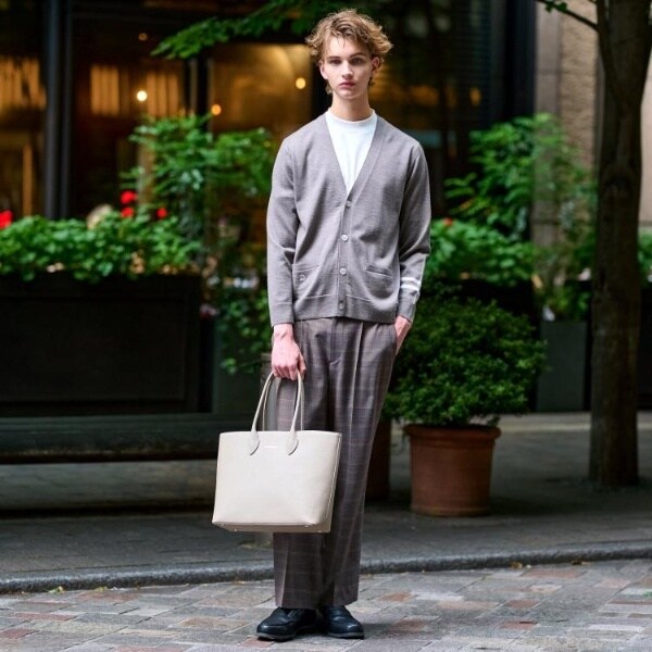 ドレステリア（DRESSTERIOR）/ウォッシャブルファインメリノ ニットカーデ