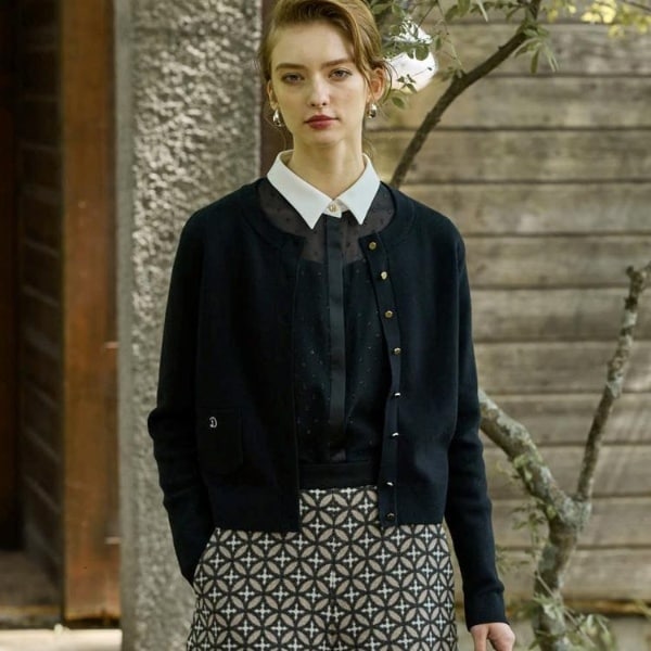 ドレステリア（DRESSTERIOR）/【洗えるカシミヤ混】ウォッシャブルコットンカシミヤカーディガン