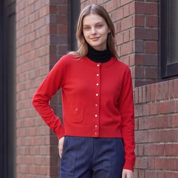 ドレステリア（DRESSTERIOR）/【洗えるカシミヤ混】ウォッシャブルコットンカシミヤカーディガン