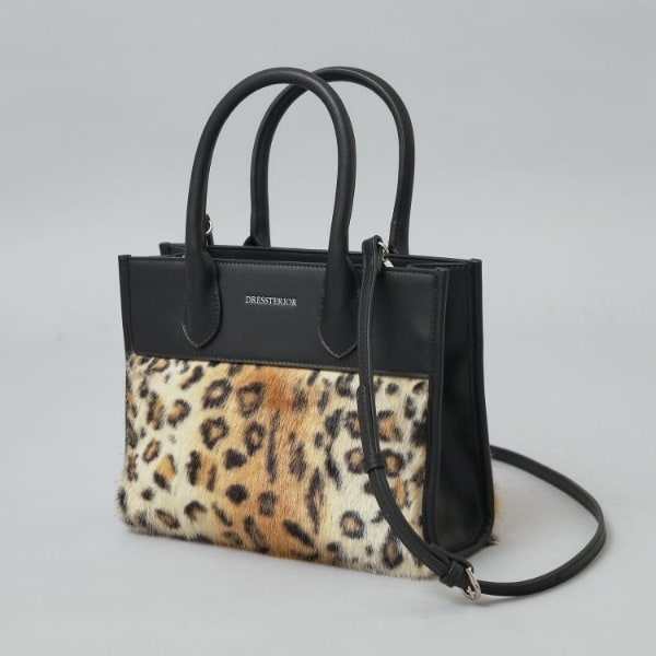 ドレステリア（DRESSTERIOR）/【CLASSY．12月号掲載】フェイクファーコンビリサイクルレザートートバッグ