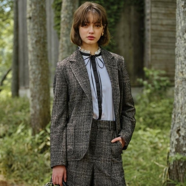 ドレステリア（DRESSTERIOR）/ループグレンチェックジャケット