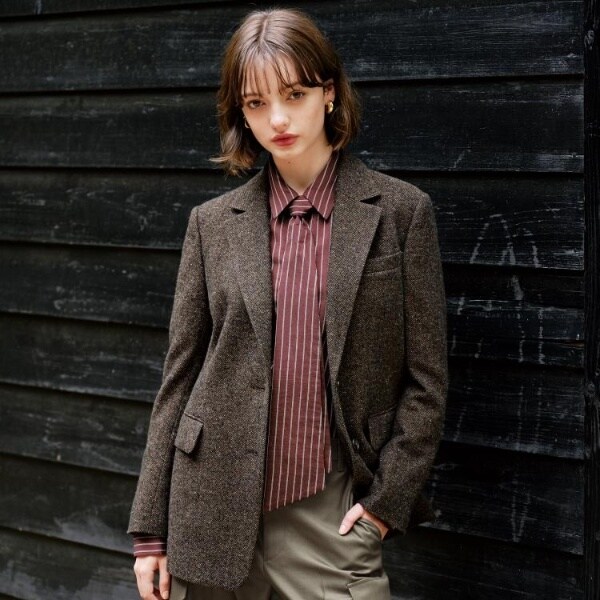 ドレステリア（DRESSTERIOR）/カラーネップツイルジャケット