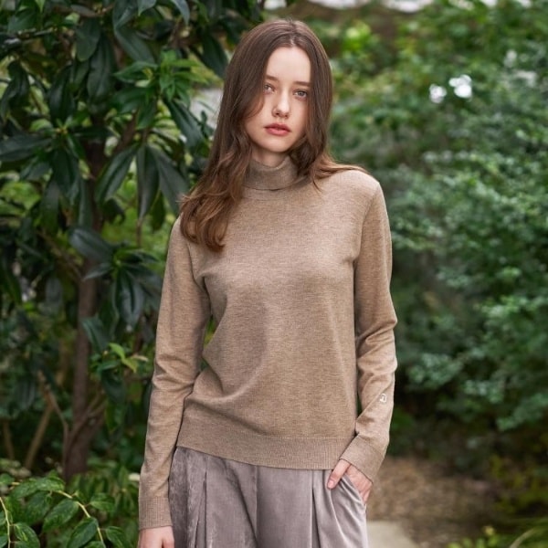 ドレステリア（DRESSTERIOR）/【CLASSY．12月号otonaMUSE11月号掲載】ウールブレンド天竺タートルニット