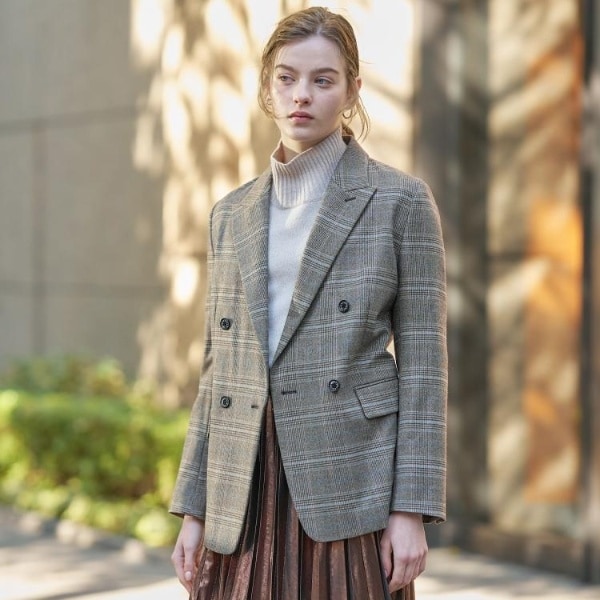 ドレステリア（DRESSTERIOR）/【otonaMUSE 11月号掲載】サキソニーグレンチェックジャケット