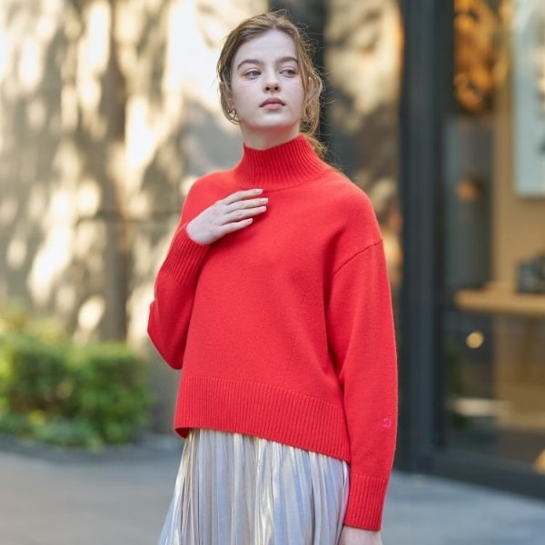 ドレステリア（DRESSTERIOR）/ミドルゲージハイネックプルオーバー