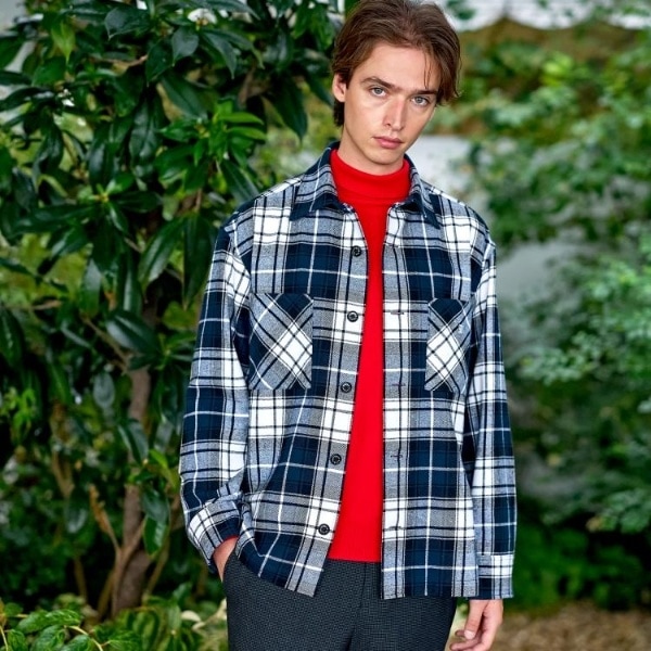 ドレステリア（DRESSTERIOR）/タータンチェック CPOシャツブルゾン