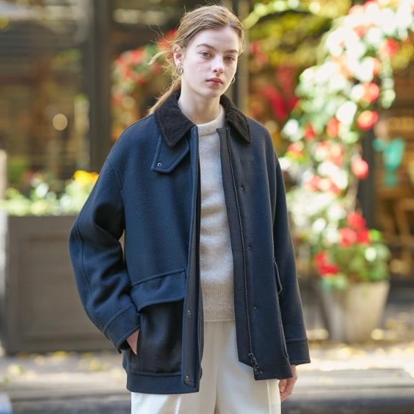 ドレステリア（DRESSTERIOR）/【CLASSY．12月号otonaMUSE11月号掲載】ウールハンティングブルゾン