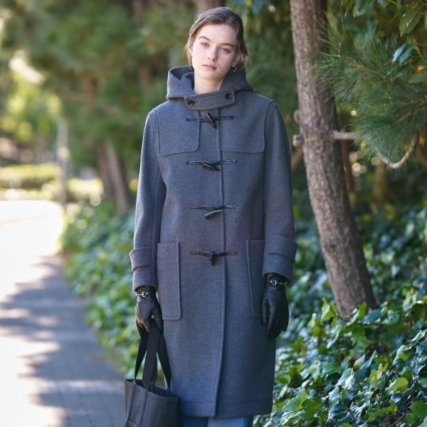 ドレステリア（DRESSTERIOR）/Superfineリサイクルメルトンダッフルコート