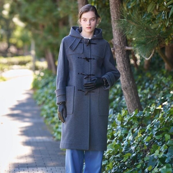 ドレステリア（DRESSTERIOR）/Superfineリサイクルメルトンダッフルコート_4